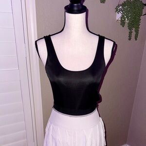 BCBGMaxAzria Black and White Backless Dress